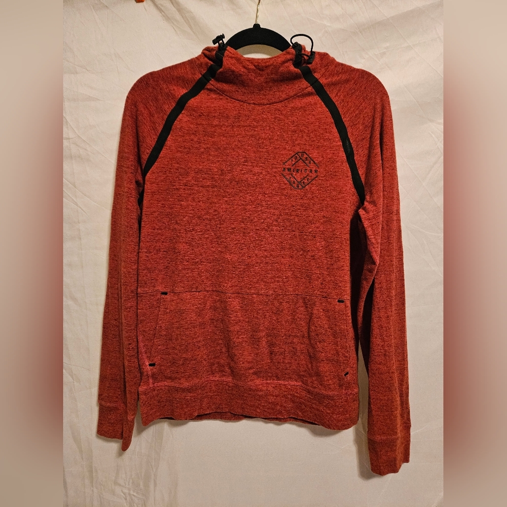 American Eagle Outfitters Flex Lightweight Hoodie,  Size XS, Red. Long Sleeve.